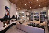 Dining room night view